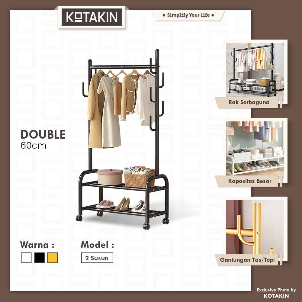 Rak Gawang Besi 60 Cm